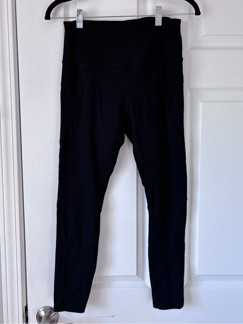 RBX Black High-Rise Joggers with Supportive Waistband